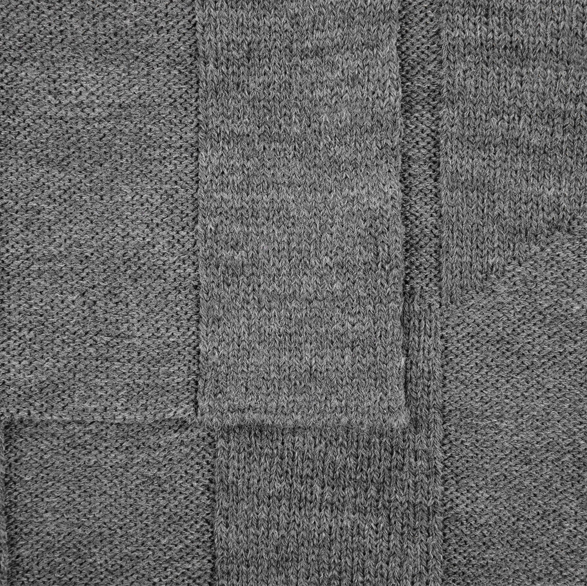 COLOR KNIT: Серый меланж, деталь