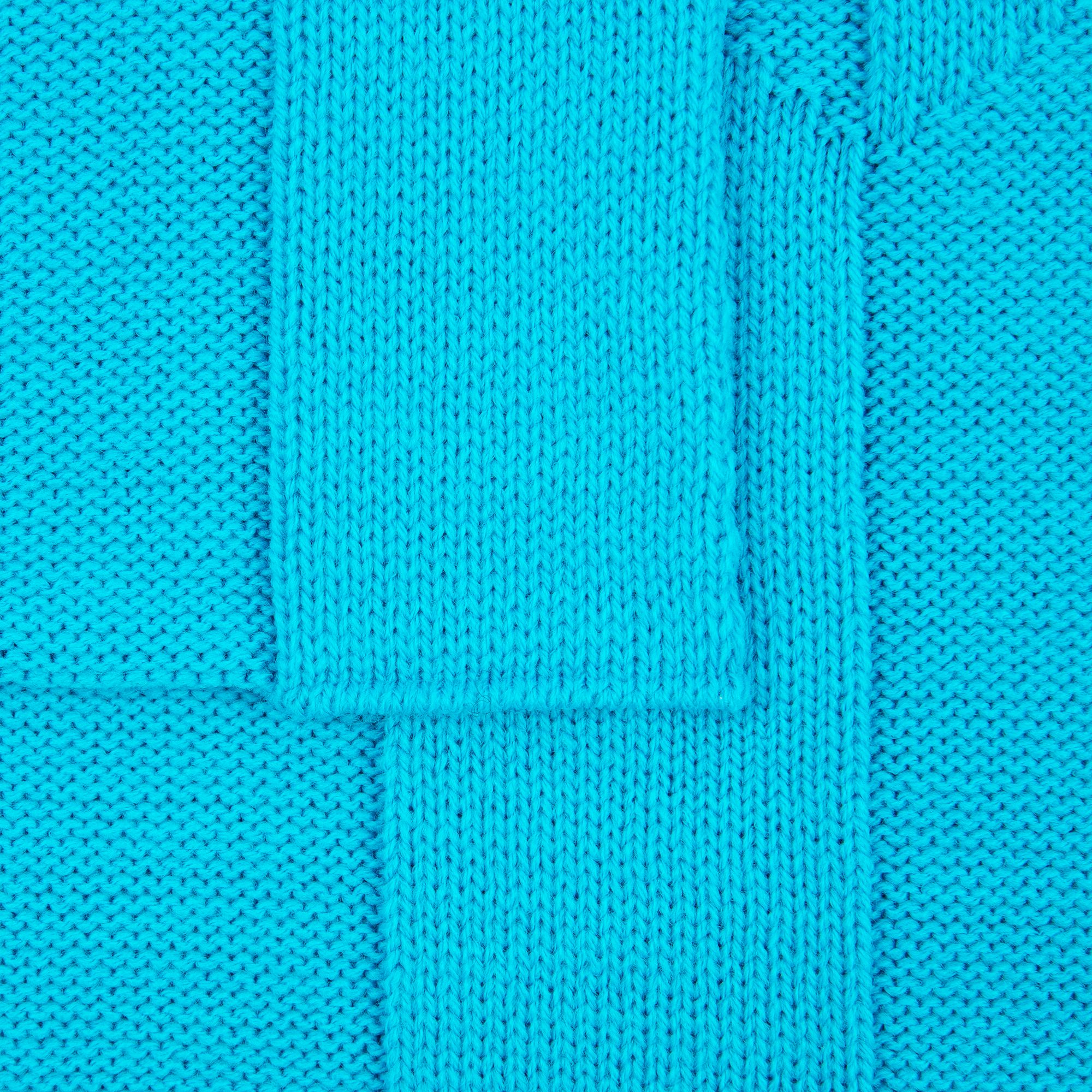 COLOR KNIT: Бирюзовый, деталь
